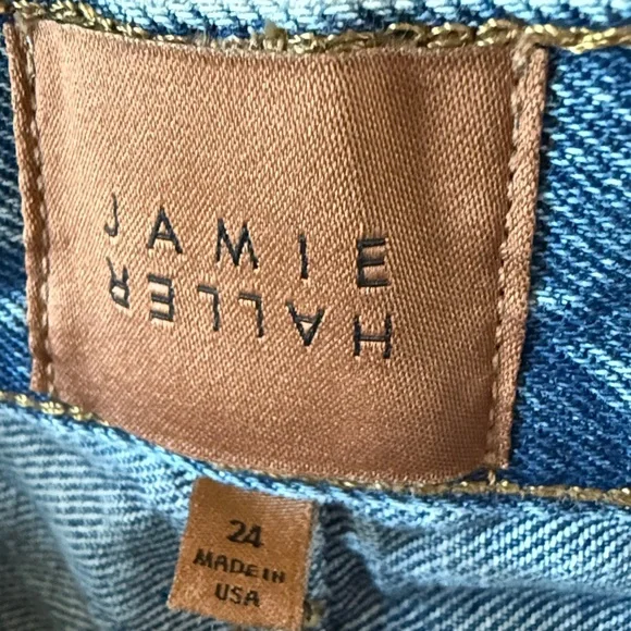 Jamie Haller The Sunday high rise straight leg Denim Jeans Women’s size 24 - Picture 5 of 11